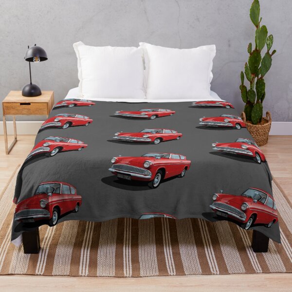 Item preview, Ford Anglia in monaco red designed and sold by candc-retro.