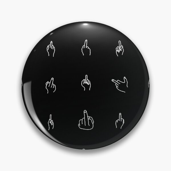 Item preview, MIDDLE FINGER EXPRESSION white / Cool and Funny designs designed and sold by DRK7DSGN.