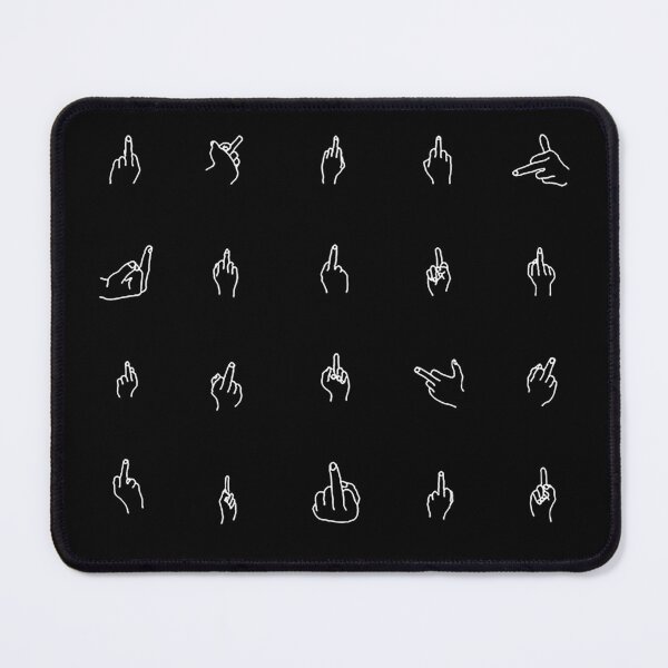 Item preview, MIDDLE FINGER EXPRESSION white / Cool and Funny designs designed and sold by DRK7DSGN.