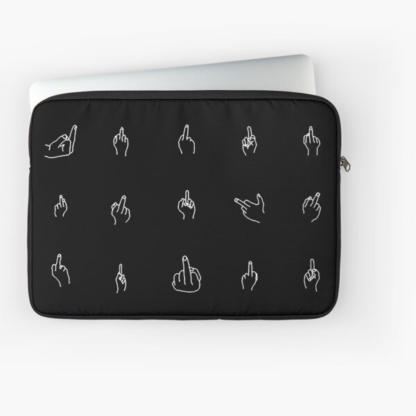 Item preview, MIDDLE FINGER EXPRESSION white / Cool and Funny designs designed and sold by DRK7DSGN.