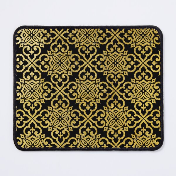 Item preview, Gold and Black Ethnic Arabic Pattern designed and sold by SoccaTamam.