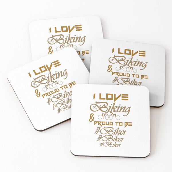 Item preview, I love biking, proud to be biker...  designed and sold by Chakilogy.