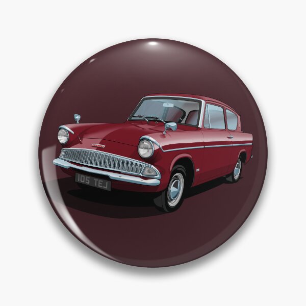 Item preview, Ford Anglia in imperial maroon designed and sold by candc-retro.