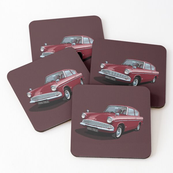 Item preview, Ford Anglia in imperial maroon designed and sold by candc-retro.