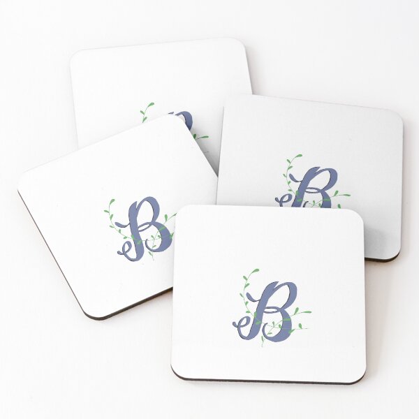 Item preview, Letter B initial monogram alphabet letter B lettering B designed and sold by Antique-Gifts.