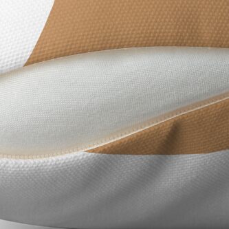Alternate view of PLAIN SOLID YELLOW BROWN -100 BROWN SHADES ON OZCUSHIONS ON ALL PRODUCTS Throw Pillow