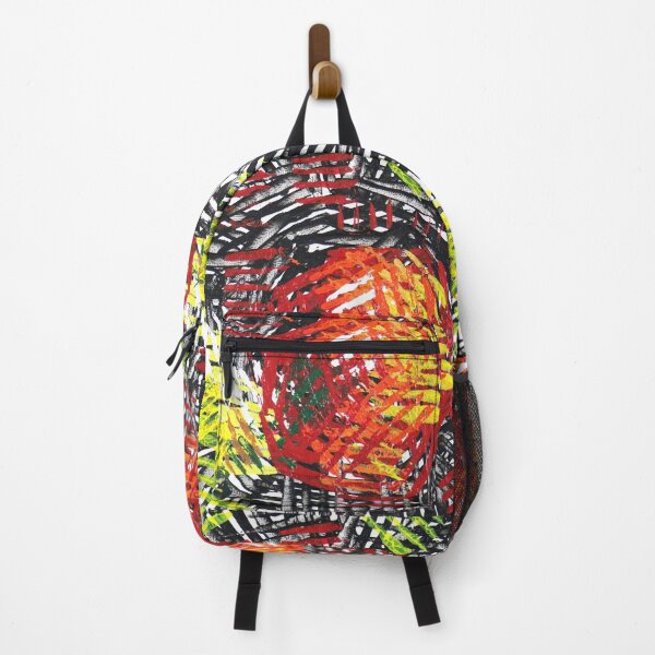 Item preview, Apple and Banana- Abstract Red and Yellow Design designed and sold by Kitslam Art.