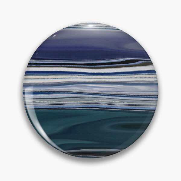 Item preview, Ocean Abstract Horizontal Stripes Beachy Vibes Beach House Décor Art 16 of 20  designed and sold by Beachy.