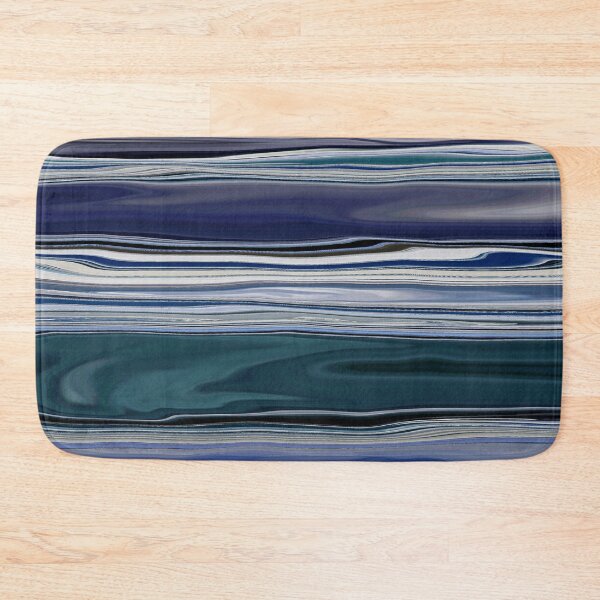 Item preview, Ocean Abstract Horizontal Stripes Beachy Vibes Beach House Décor Art 16 of 20  designed and sold by Beachy.