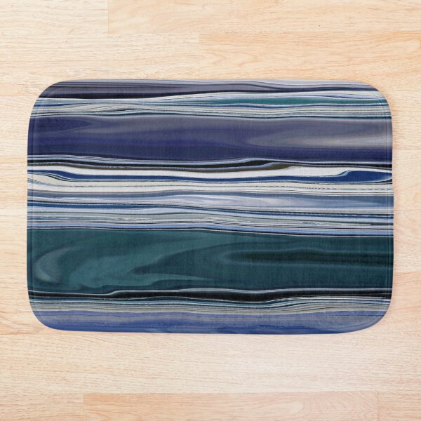 Item preview, Ocean Abstract Horizontal Stripes Beachy Vibes Beach House Décor Art 16 of 20  designed and sold by Beachy.