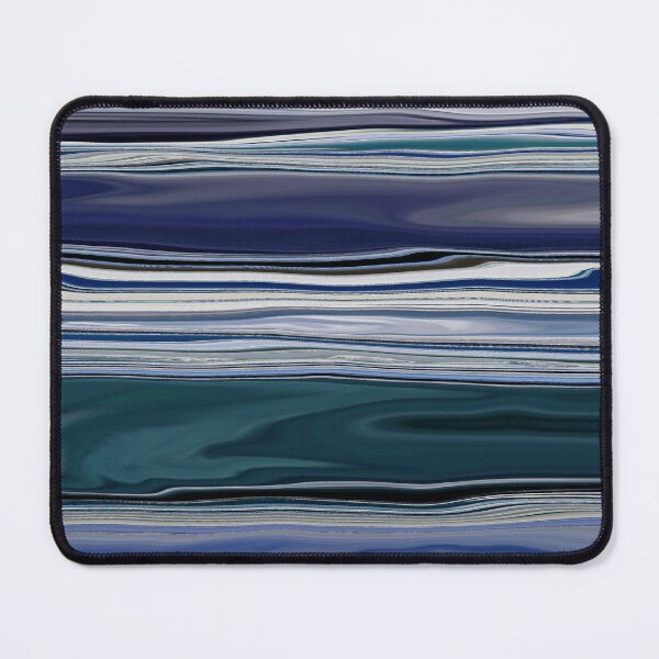 Item preview, Ocean Abstract Horizontal Stripes Beachy Vibes Beach House Décor Art 16 of 20 designed and sold by Beachy.