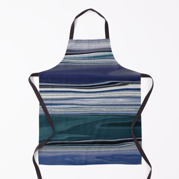Item preview, Ocean Abstract Horizontal Stripes Beachy Vibes Beach House Décor Art 16 of 20 designed and sold by Beachy.