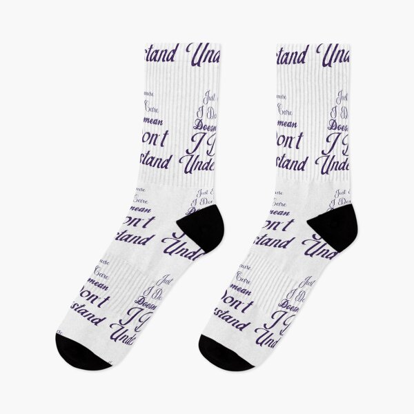 Item preview, Just Because I Don't Care Doesn't Mean I Don't Understand designed and sold by Amazigh-i7orran.