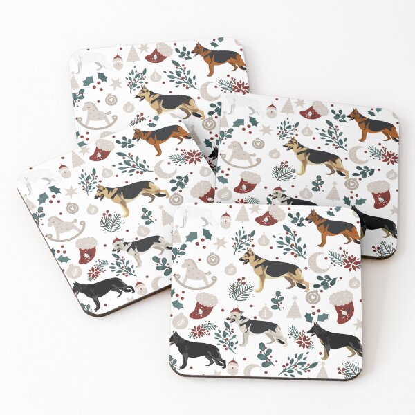 Item preview, German shepherd christmas designed and sold by PawsoMania.