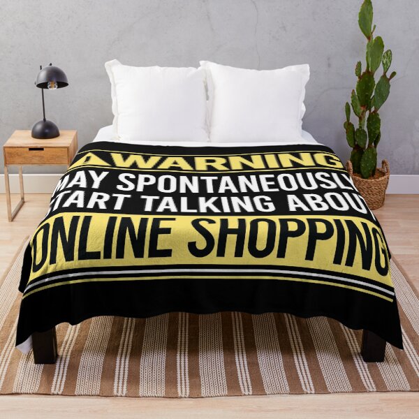 Item preview, Warning About Online Shopping Shopper designed and sold by WrightTrouble.