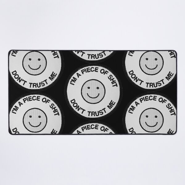 Item preview, I'M A PIECE OF SHIT DON'T TRUST ME / Cool and Funny quote designed and sold by DRK7DSGN.