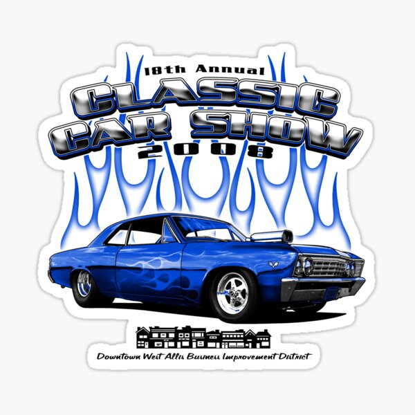 2008 Downtown West Allis Classic Car Show Sticker