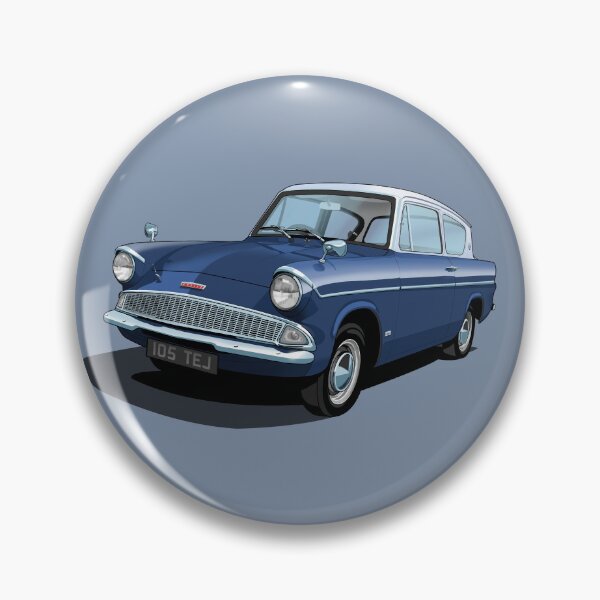 Item preview, Ford Anglia in ambassador blue designed and sold by candc-retro.