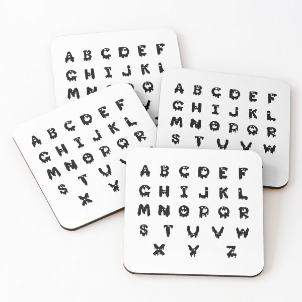 Item preview, Halloween Spooky Alphabet Sticker Set designed and sold by MonkeyBizness.
