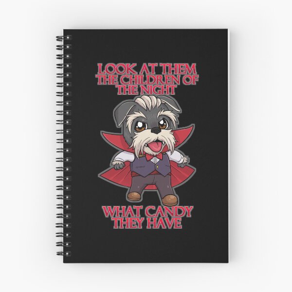 Item preview, Vampire Schnauzer Puppy | Halloween Puppy | Salt and Pepper designed and sold by Jovak.