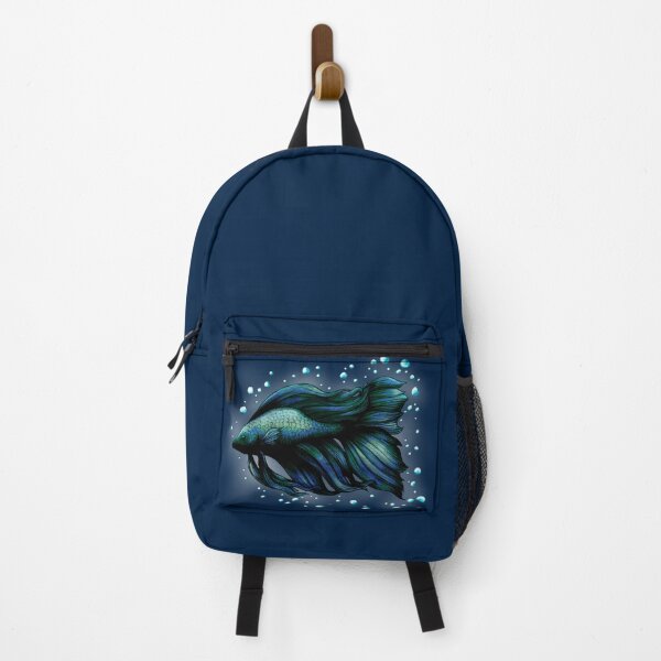 Item preview, Blue Siamese Fighting Fish (Betta splendens) designed and sold by BuyByButterfly.
