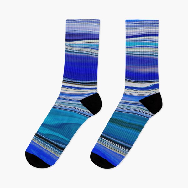 Item preview, Ocean Abstract Horizontal Stripes Beachy Vibes Beach House Décor Art 17 of 20  designed and sold by Beachy.