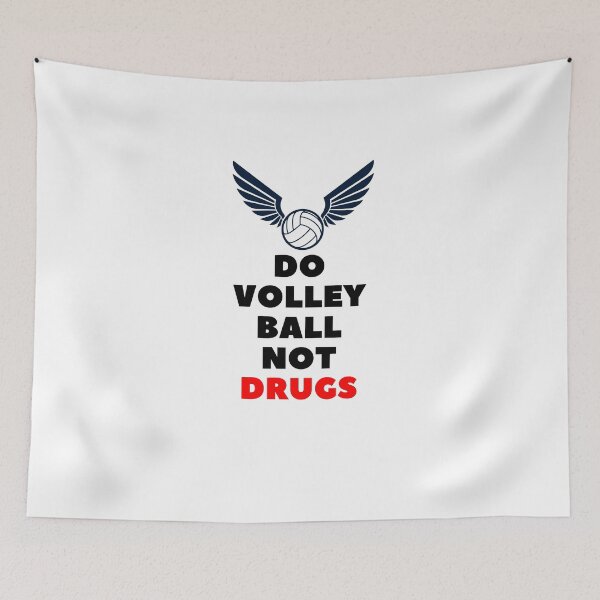 Artikelvorschau, Mach Volleyball, keine Drogen- entworfen und verkauft von bartdesigner.