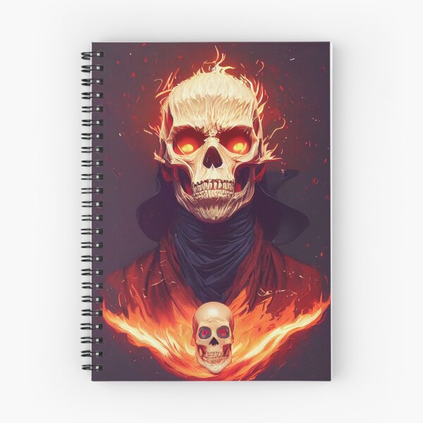 Item preview, a fiery skull head designed and sold by ANIME Lover center.