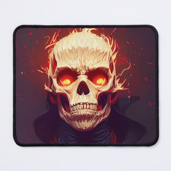 Item preview, a fiery skull head designed and sold by ANIME Lover center.