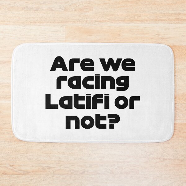 Item preview, ZHO. Are We Racing Latifi Or Not? - Best Team Radio Dutch GP 2022 (Black) designed and sold by FilipeFerreira.