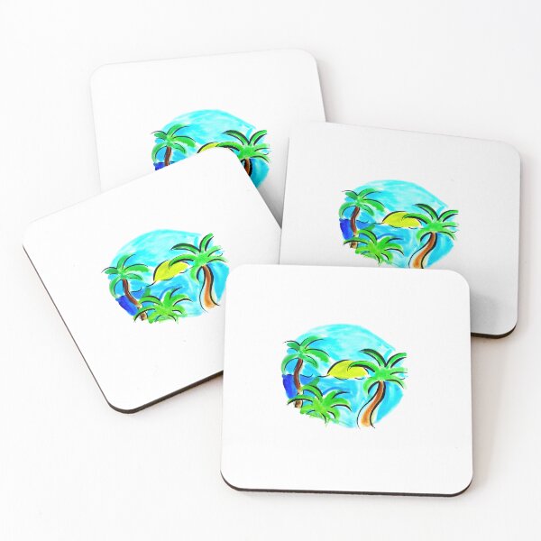 Item preview, Palm Trees Beach Circle designed and sold by julyperson.