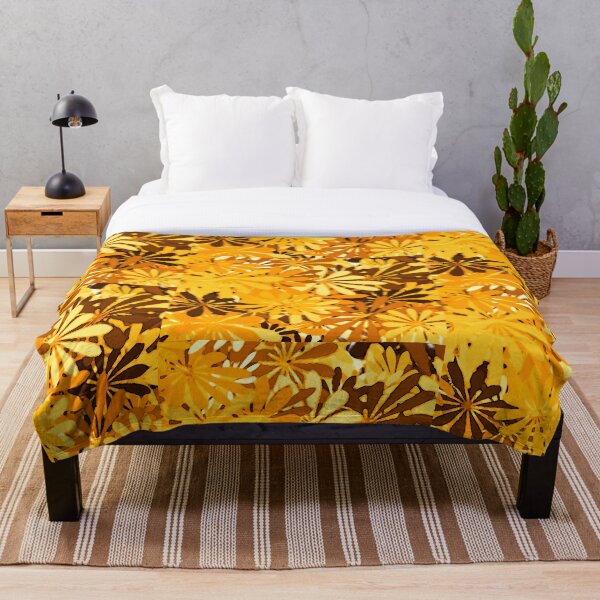 Item preview, BIG YELLOW  PALM LEAVES TROPICAL - SHADES OF YELLOW - TROPICAL PATTERN  designed and sold by ozcushionstoo.