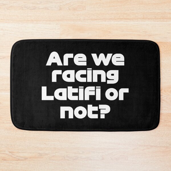 Item preview, ZHO. Are We Racing Latifi Or Not? - Best Team Radio Dutch GP 2022 (White) designed and sold by FilipeFerreira.