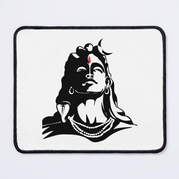 Item preview, Adiyogi Mahadev Om Namah Shivaya Hindu designed and sold by SacredSurrealA.
