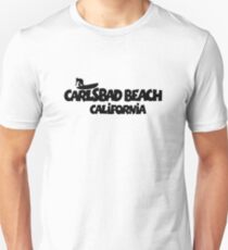 Carlsbad Beach Surfing Unisex T-Shirt