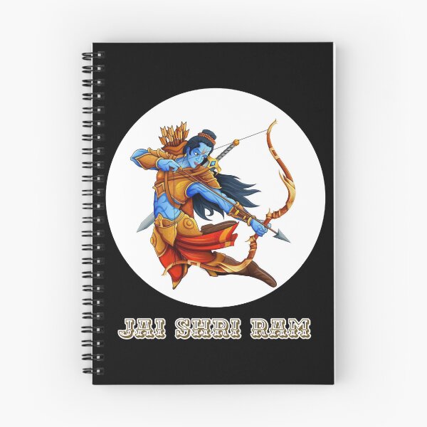 Item preview, Beautiful image of our lord Rama with his arrow and bow to remove our griefs , pain , negativity and designed and sold by SacredSurrealA.