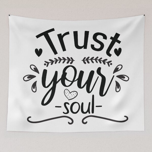 Item preview, Trust Your Soul Quote designed and sold by BlueZenStudio.