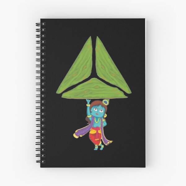 Item preview, Govardhan With Krishna designed and sold by SacredSurrealA.