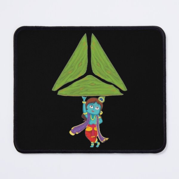 Item preview, Govardhan With Krishna designed and sold by SacredSurrealA.