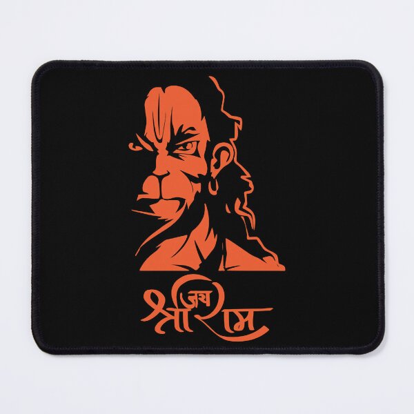 Item preview, Hanuman Hindu God Jai Shri Ram designed and sold by SacredSurrealA.