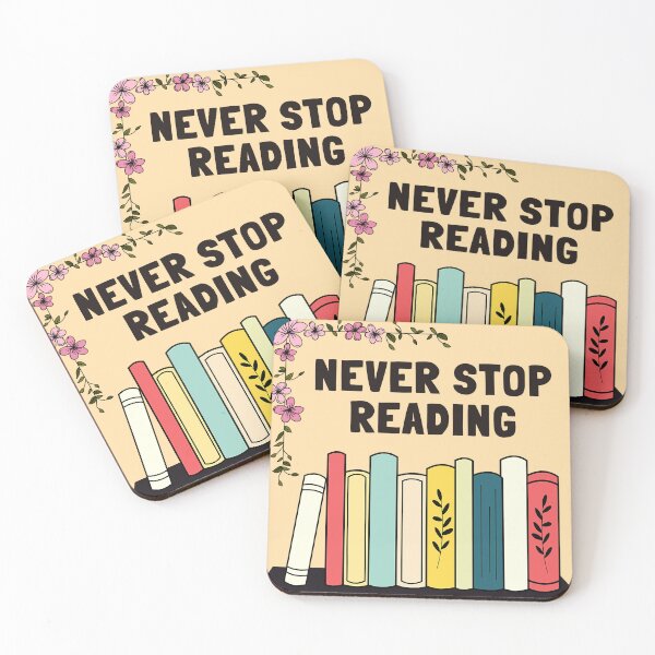 Item preview, Never stop reading designed and sold by Vladan Seva.