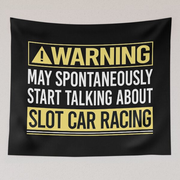 Item preview, Warning About Slot Car Racing Cars Slotcar Slotcars designed and sold by WrightTrouble.