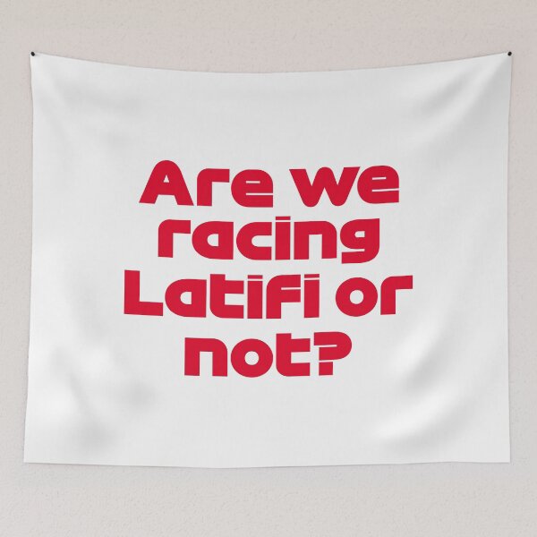 Item preview, ZHO. Are We Racing Latifi Or Not? - Best Team Radio Dutch GP 2022 (Red) designed and sold by FilipeFerreira.