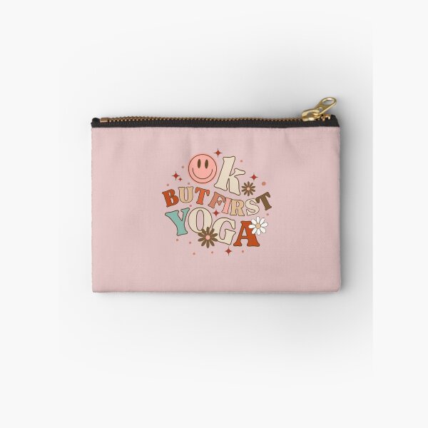 Item preview, Okay But First Yoga | Retro Yoga Quotes Quote Jokes | Vintage Retro Yoga Christmas Birthday Funny Gift for Girl Mom Woman designed and sold by JooArtPrints  ★★★★★.