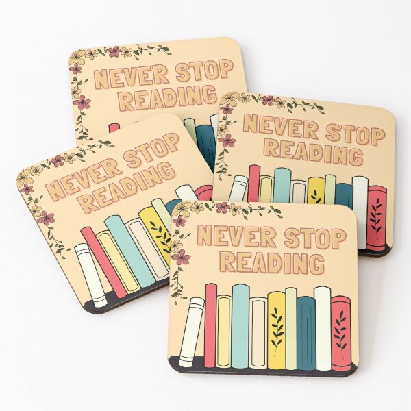 Item preview, Never stop reading designed and sold by Vladan Seva.