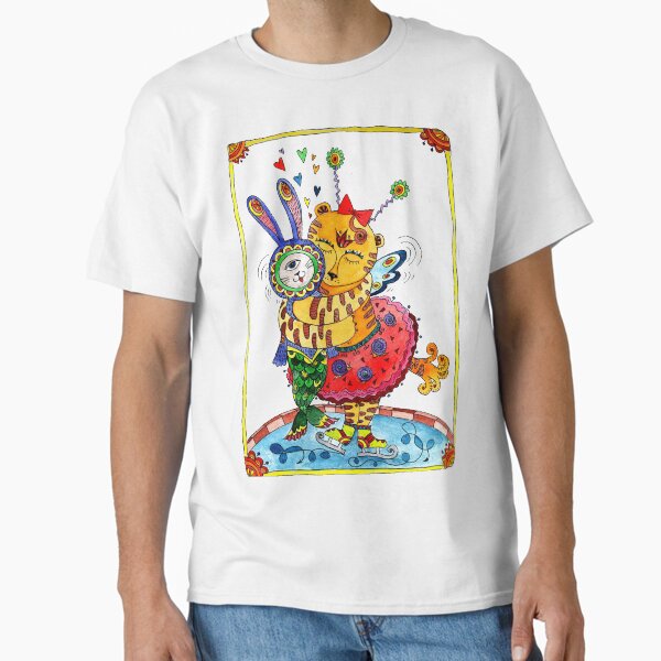Item preview, tiger skates and cuddles the rabbit designed and sold by KaterinaSan.