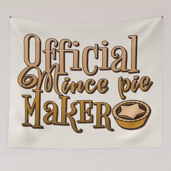 Item preview, Official Mince Pie Maker, Fun Slogan For All Mince pie Makers, Ombre Design designed and sold by TrulyEpoque.
