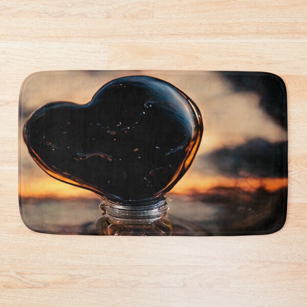 Item preview, Black Broken Heart Art in Sunset /  Broken Hearts Unwind Designs designed and sold by Unwind-Art-Work.