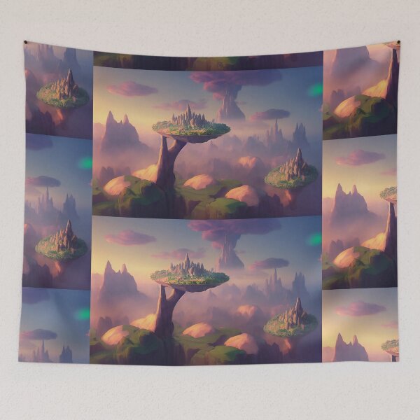 Item preview, Surreal Landscape - Living on Top of the World designed and sold by Elflena.