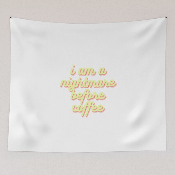 Item preview, I am a nightmare before coffee designed and sold by GamersLands.
